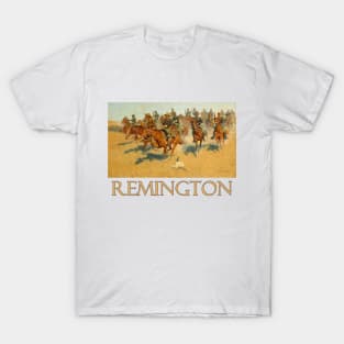 Cavalry Charge on the Southern Plains by Frederic Remington T-Shirt